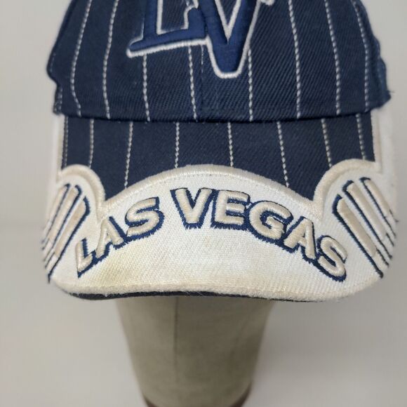 Koskash Headwear Men's Strapback Hat Blue White Size 48CM Embroidered Las Vegas - Picture 5 of 11
